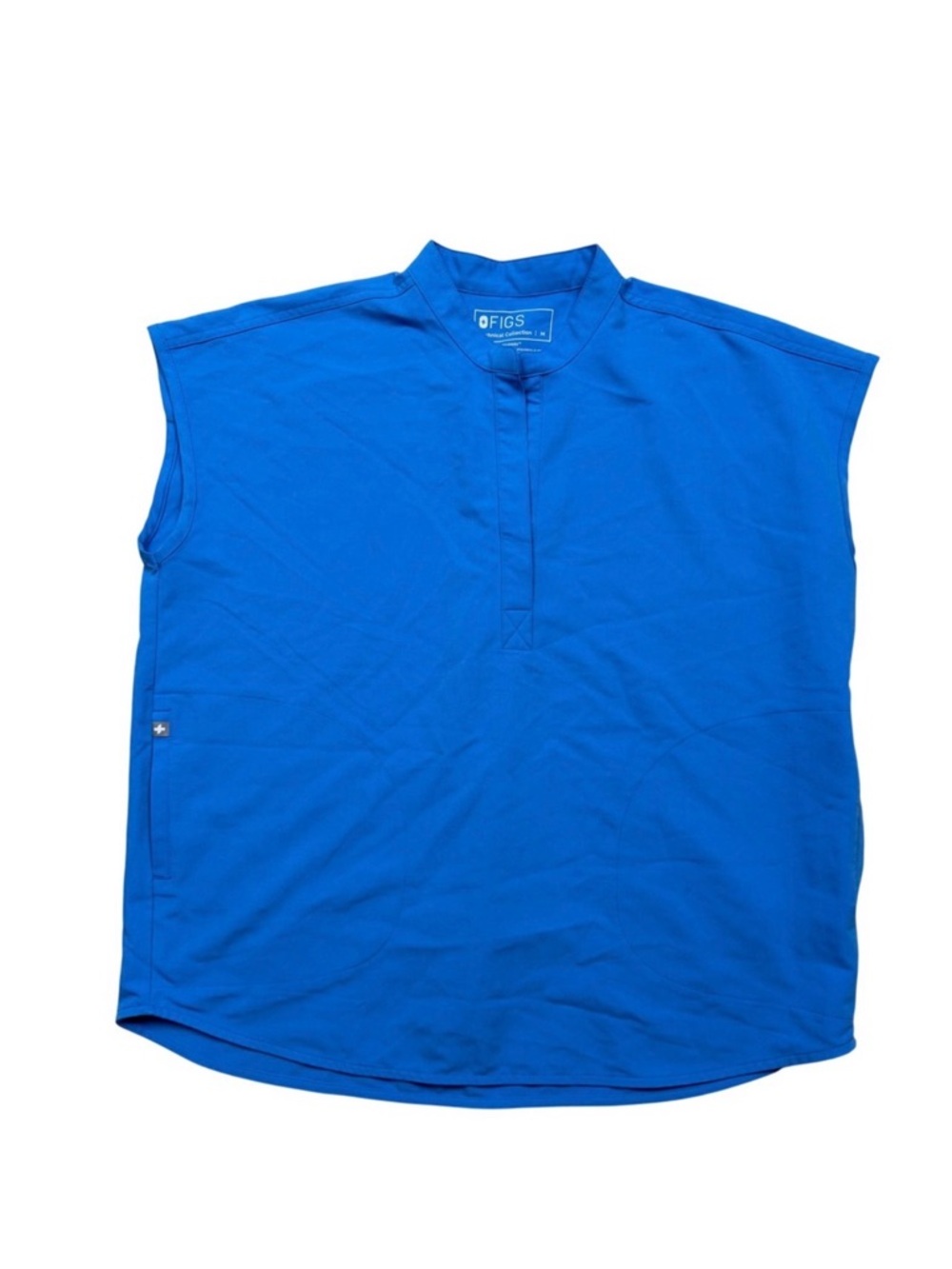 Figs Royal Blue Rafaela Scrub Top
